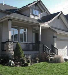 Pitt Meadows home before Fabulous Flower Beds