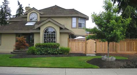 South Surrey home after yard transition