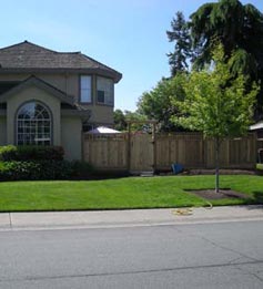South Surrey home before Fabulous Flower Beds