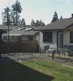 Backyard renovation / makeover - South Surrey - before